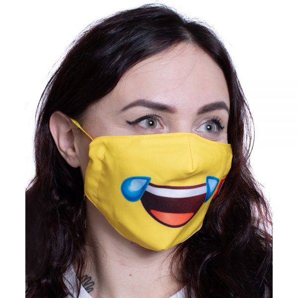 Emoji CryLaugh Mask