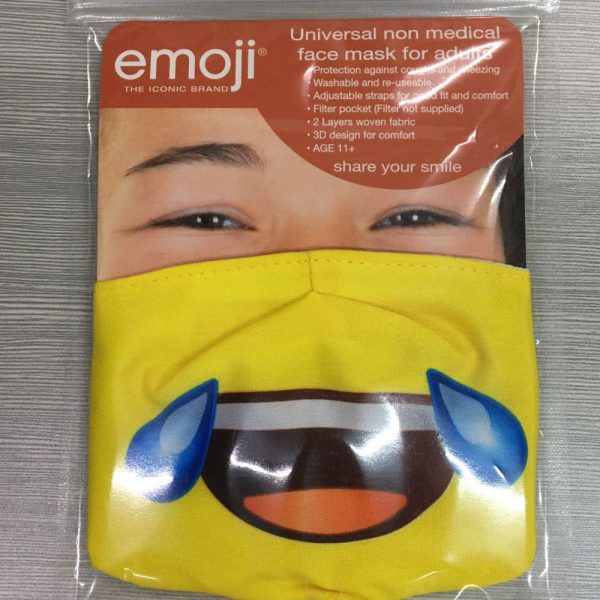 Emoji CryLaugh Mask