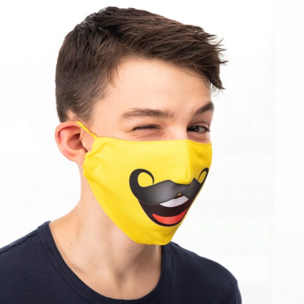 Emoji Moustache Mask