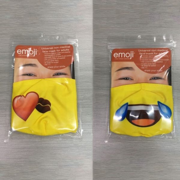 Emoji Masks kiss and crylaugh